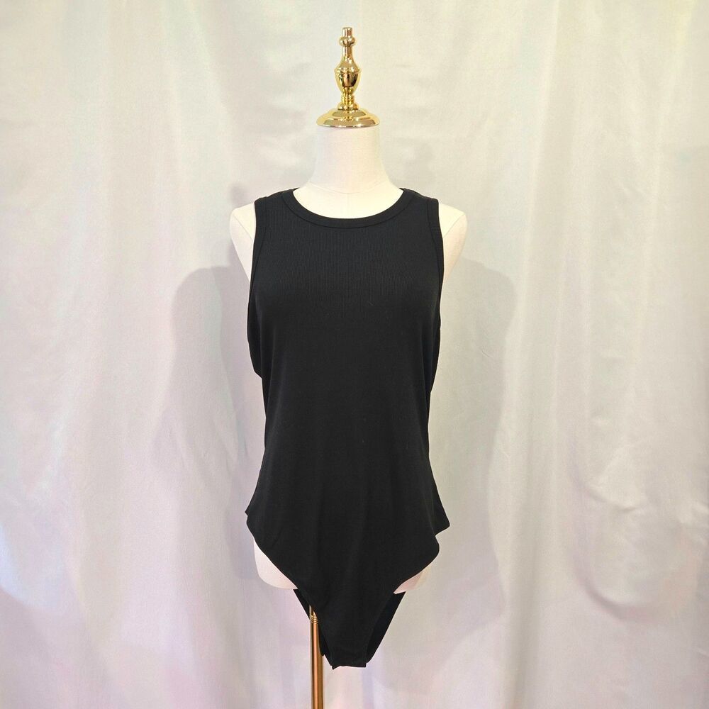 Cider Sleeveless Black Bodysuit -Size 1XL